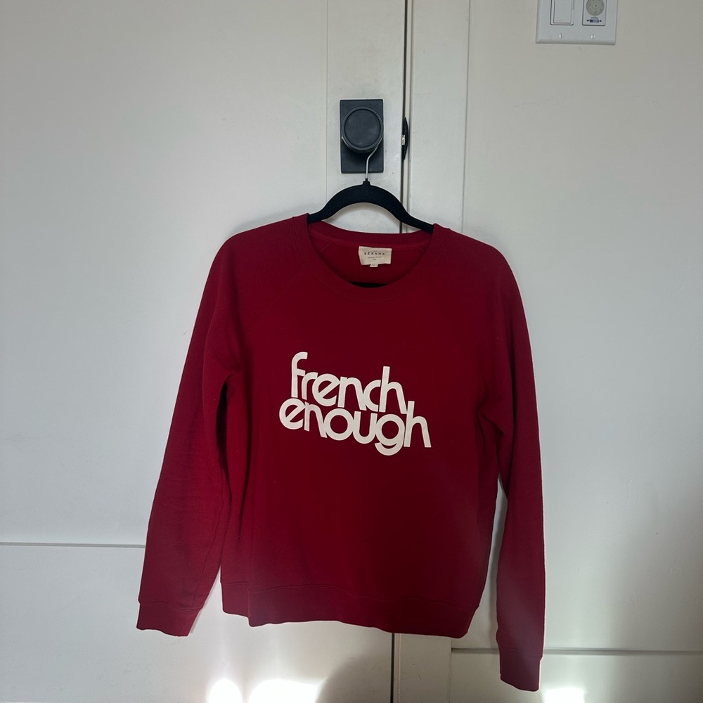 Sézane French Enough Sweatshirt